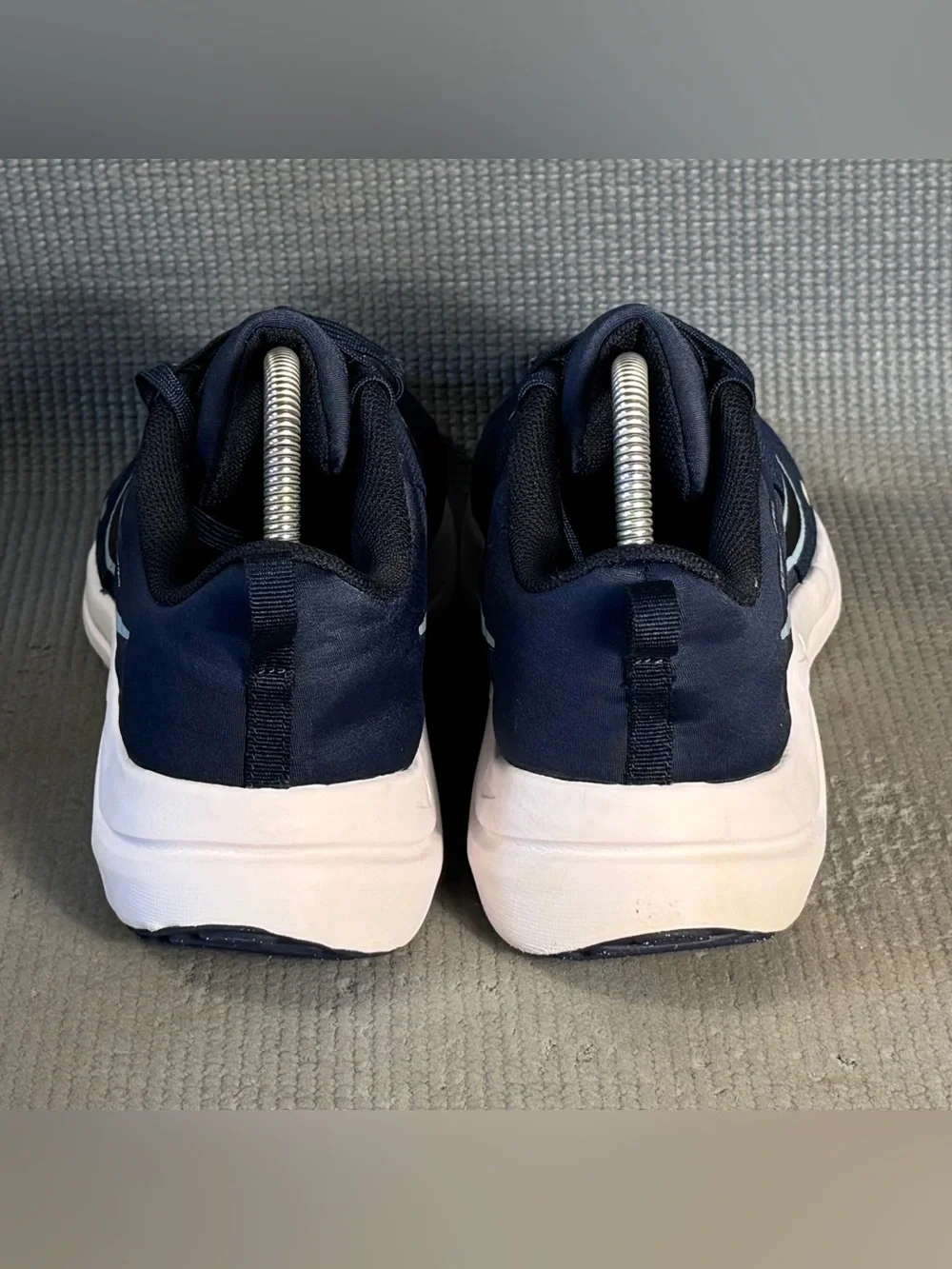 Nike Downshifter 12 Midnight Navy White Running Shoes DD9293-400 Men’s Size 8.5